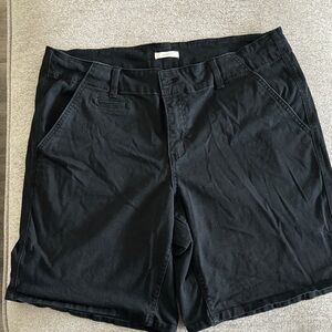 Maurices Black Bermuda Shorts with Front & Back Pockets